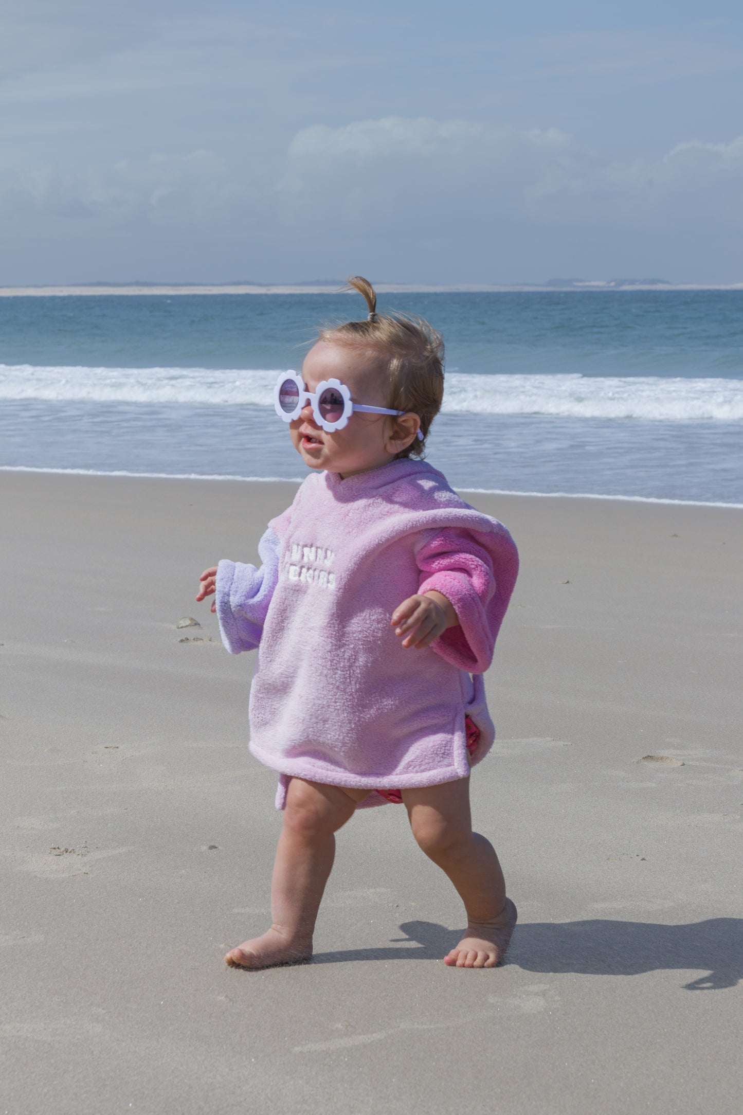 Hooded Towel - Sea Shell Pink