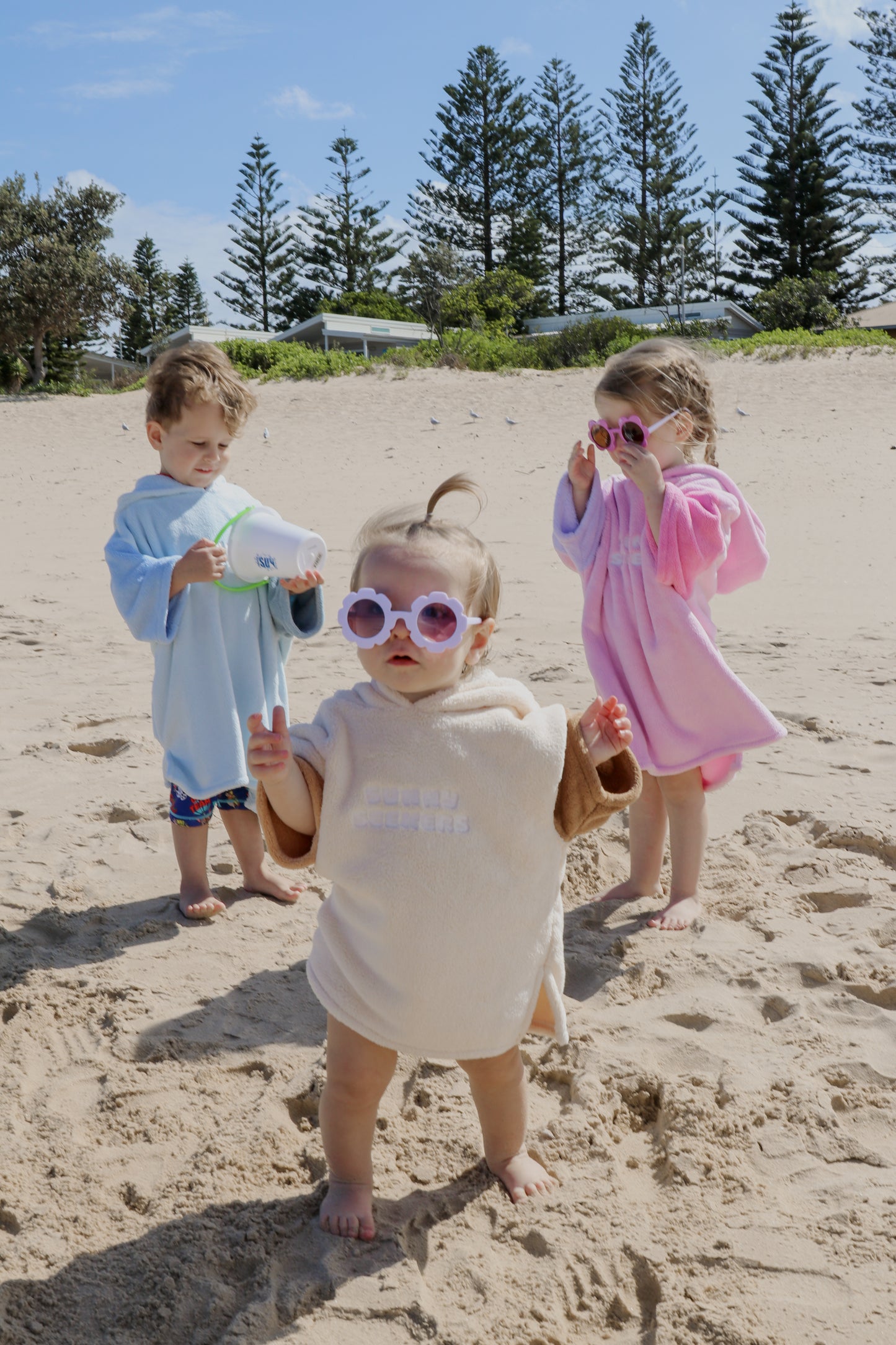 Hooded Towel - Sky Blue