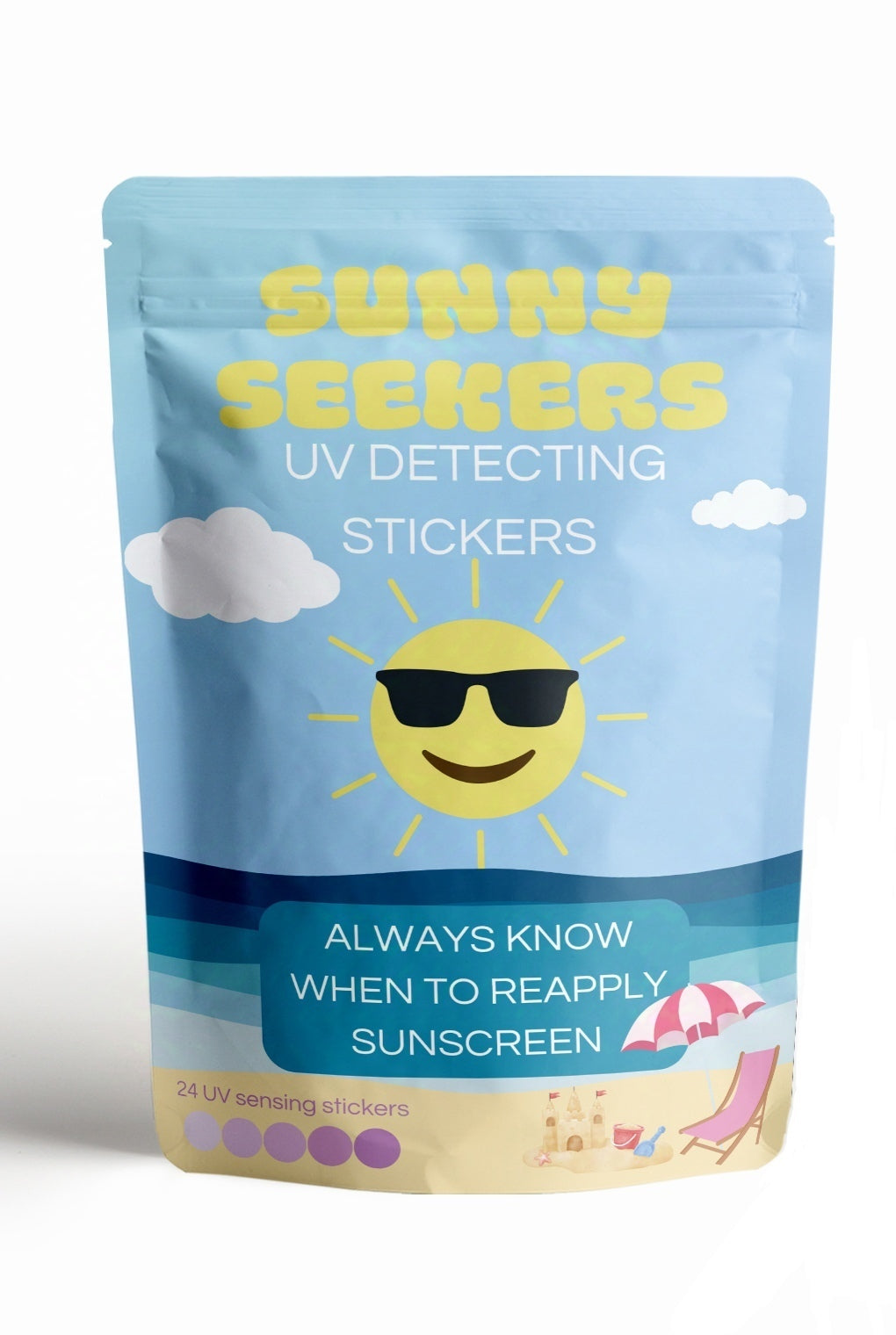 Uv detection stickers