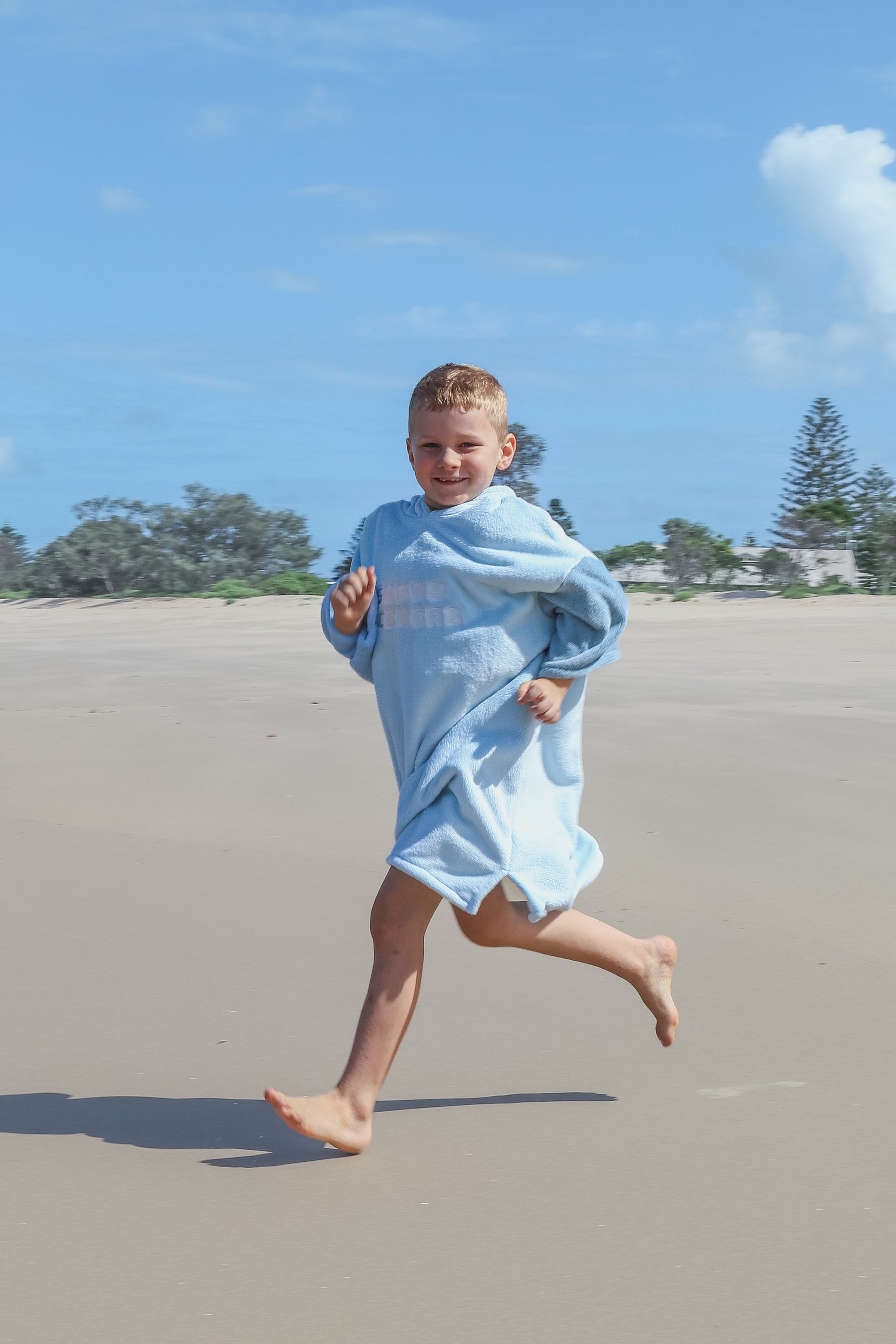 Hooded Towel - Sky Blue