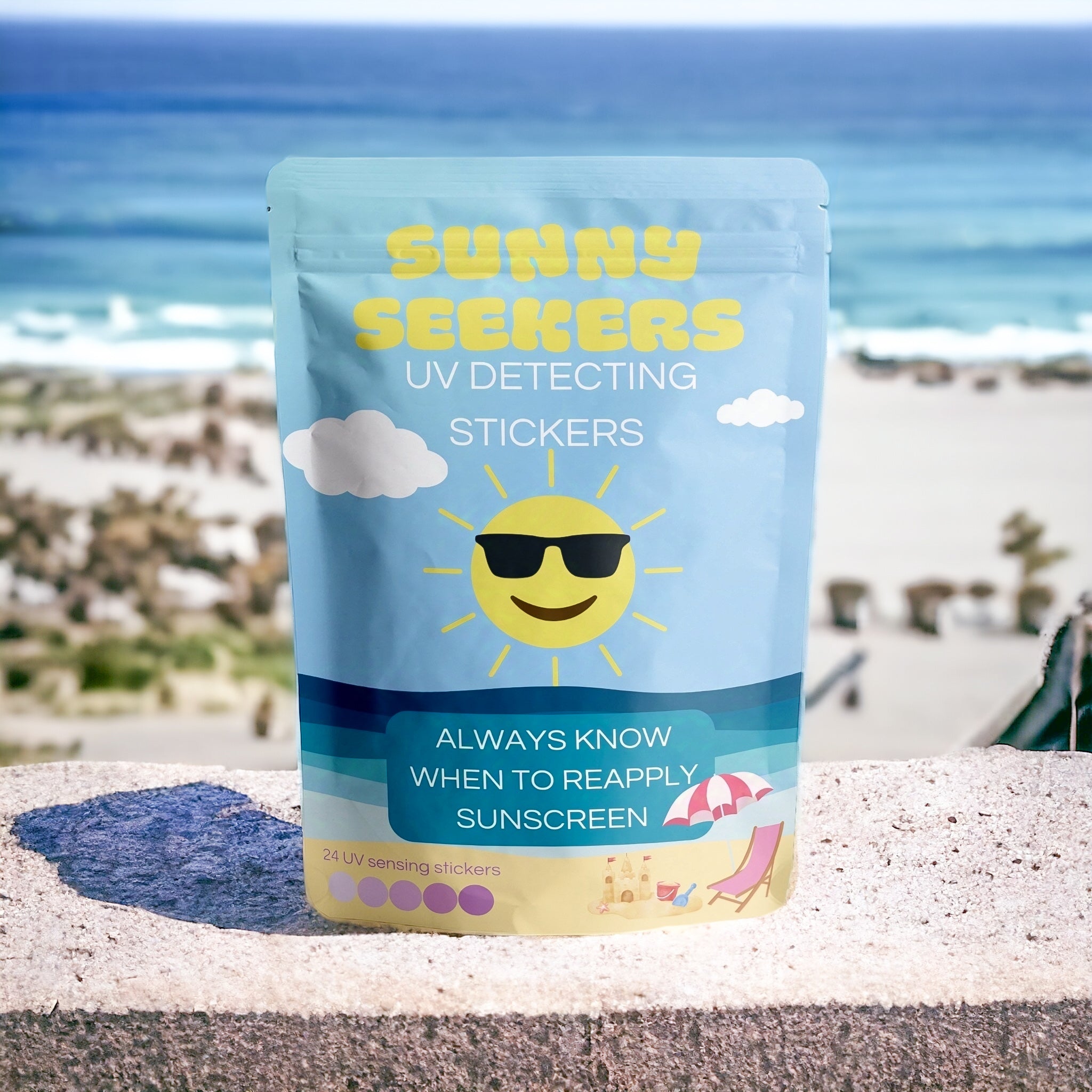 UV Detection Stickers for Kids | Sun Safety | Beach Days Made Easy ...
