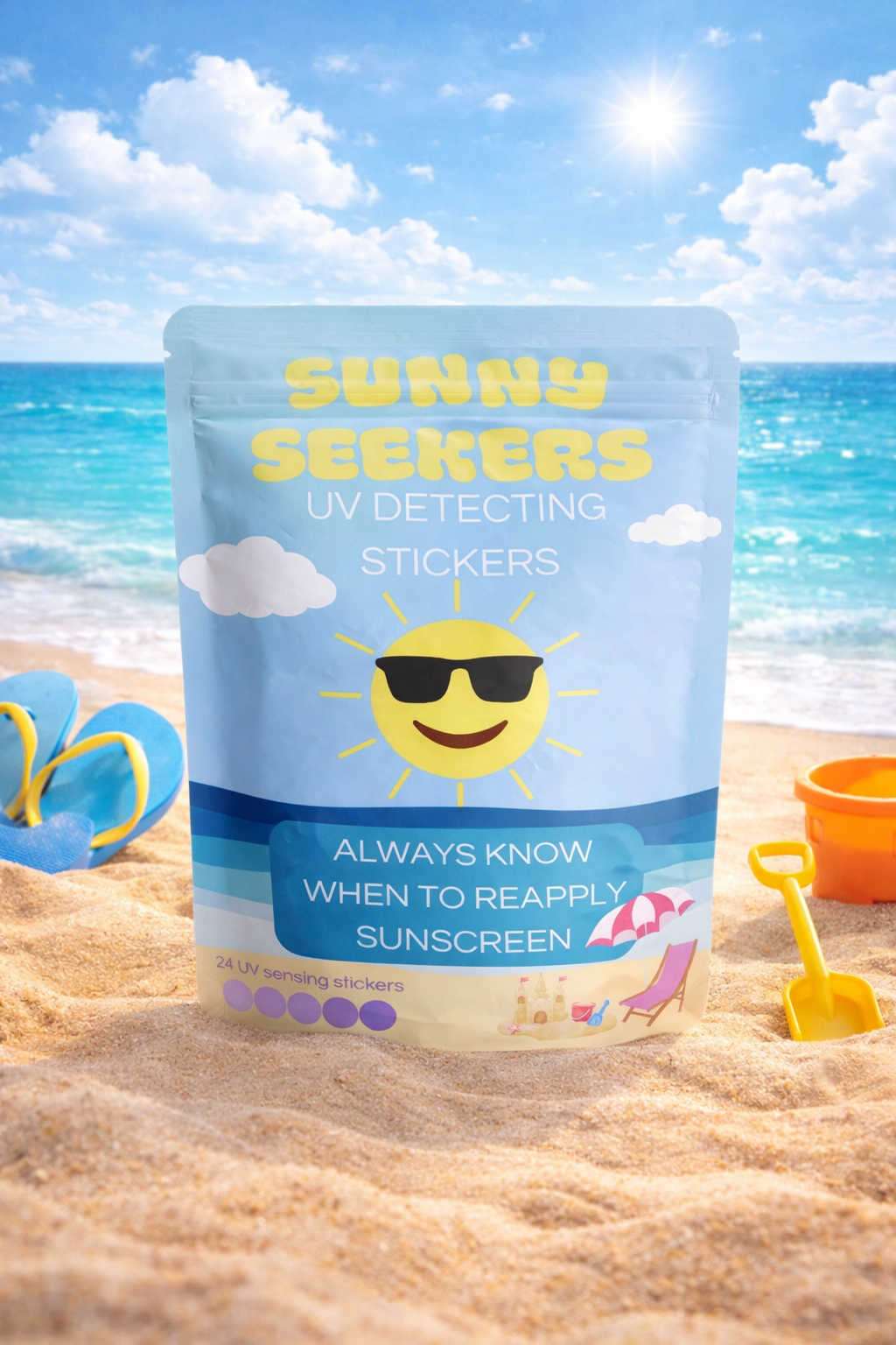 Uv detection stickers
