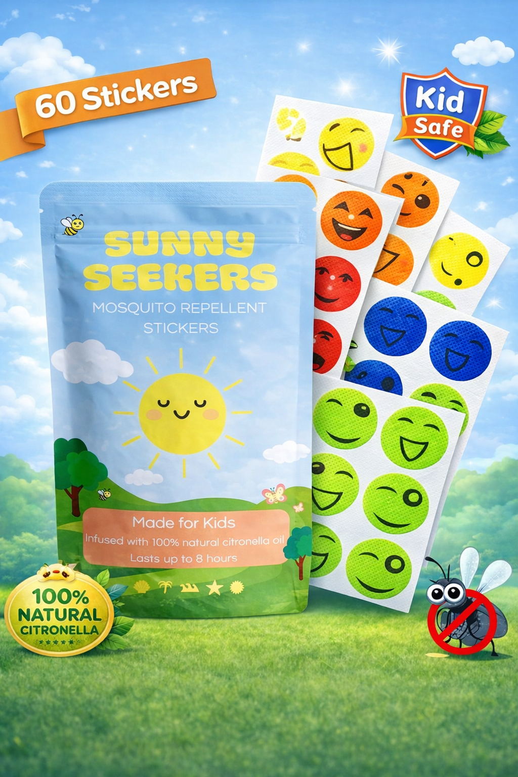 Mosquito Repellent Stickers