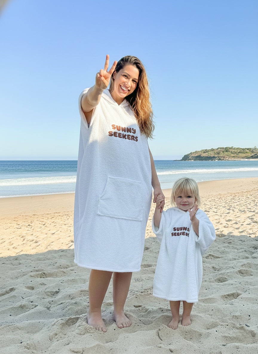 Adult Fresh White Hooded Towel